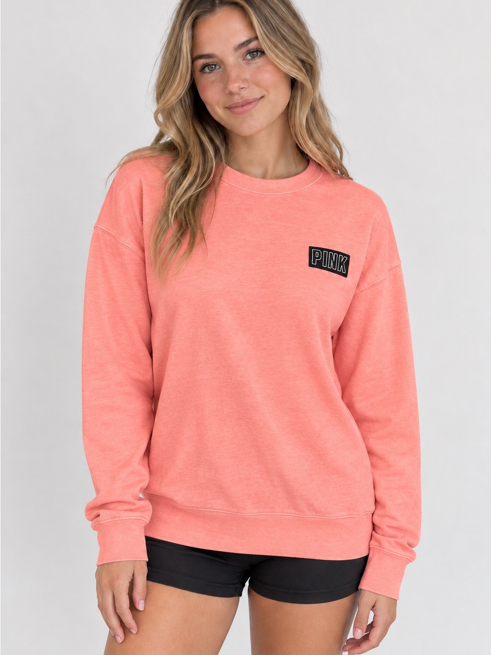 Victoria’s Secret PINK Coral Sweatshirt Small